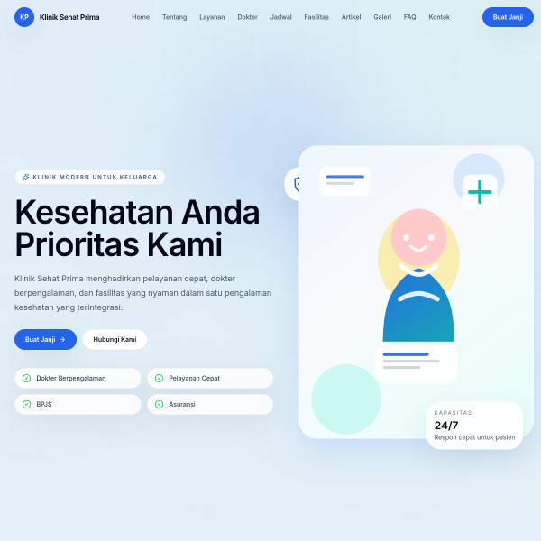 Pratinjau proyek Klinik