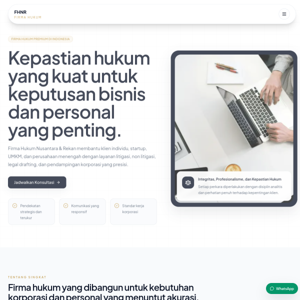 Pratinjau proyek Firma