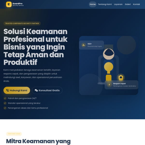 Pratinjau proyek GuardPro