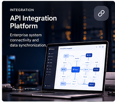 Illustrative API Integration Platform software interface