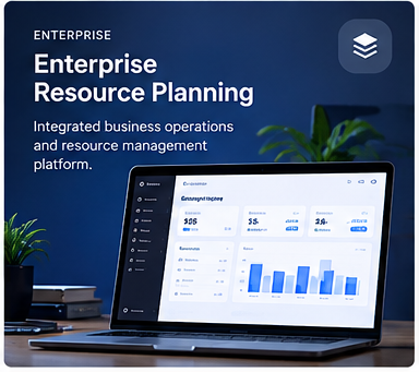 Illustrative Enterprise Resource Planning software interface